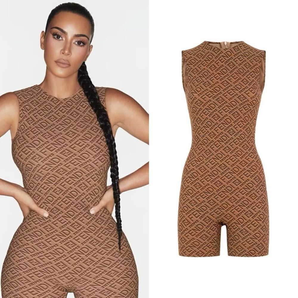 NWT RARE FENDI x Skims Bodysuit